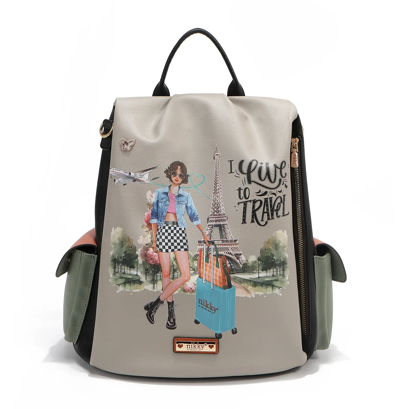 NK12930 MOCHILA GRANDE I LIVE TO TRAVEL
