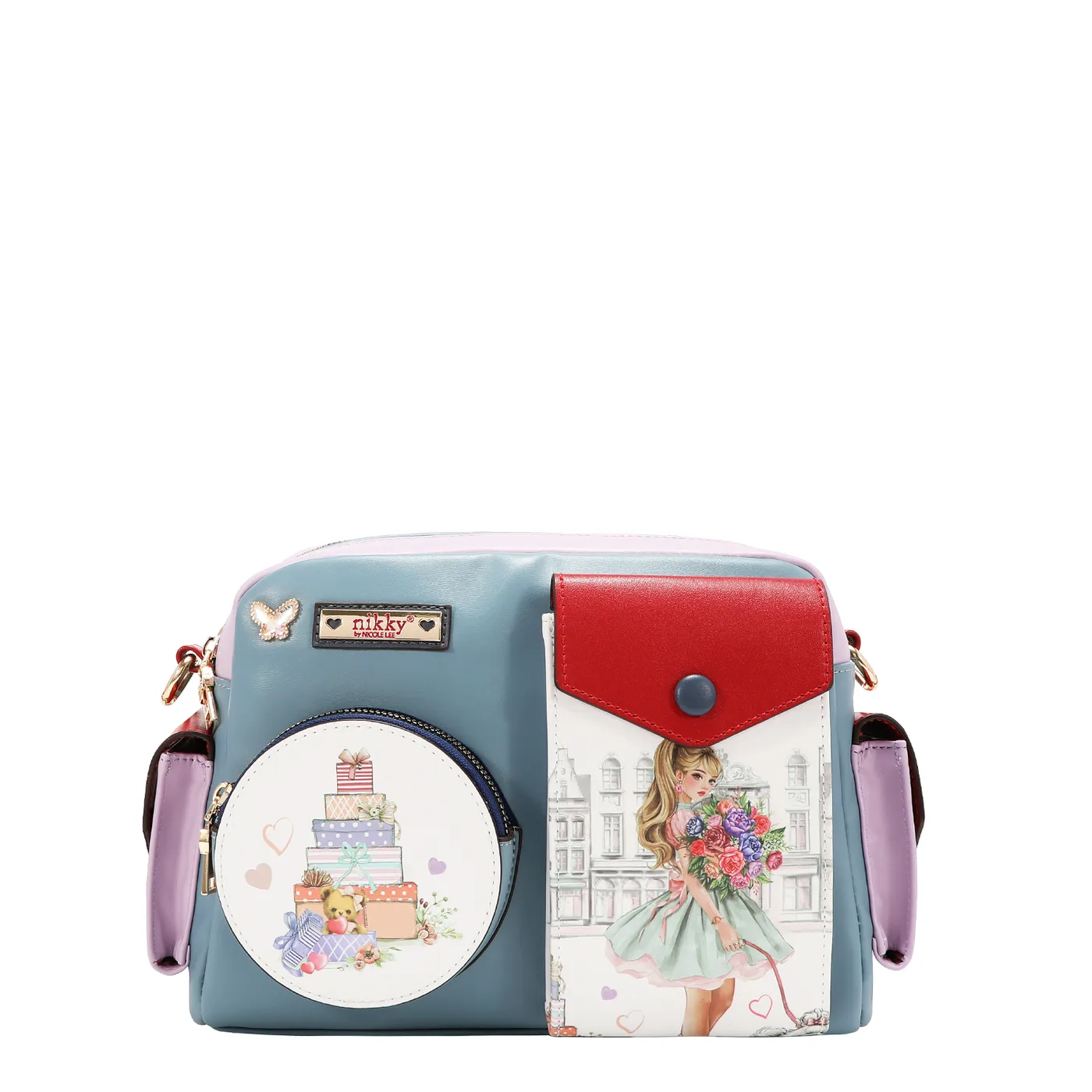 NK13001 GLAMOROUS WALK-WHITE BOLSO MEDIANO