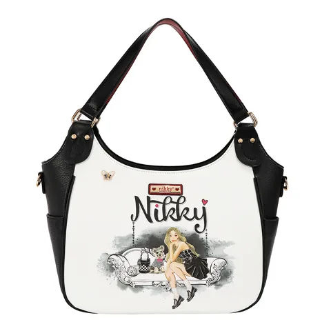 NK13107 BOLSO MEDIA LUNA ANGEL FROM ABOVE