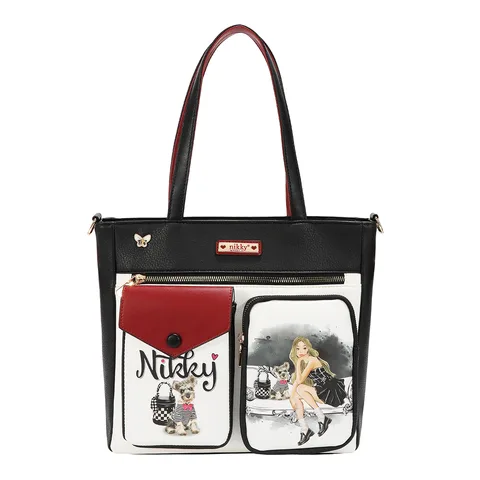 NK13108 BOLSO TOTE BOLSOS FRONTALES ANGEL FROM ABOVE