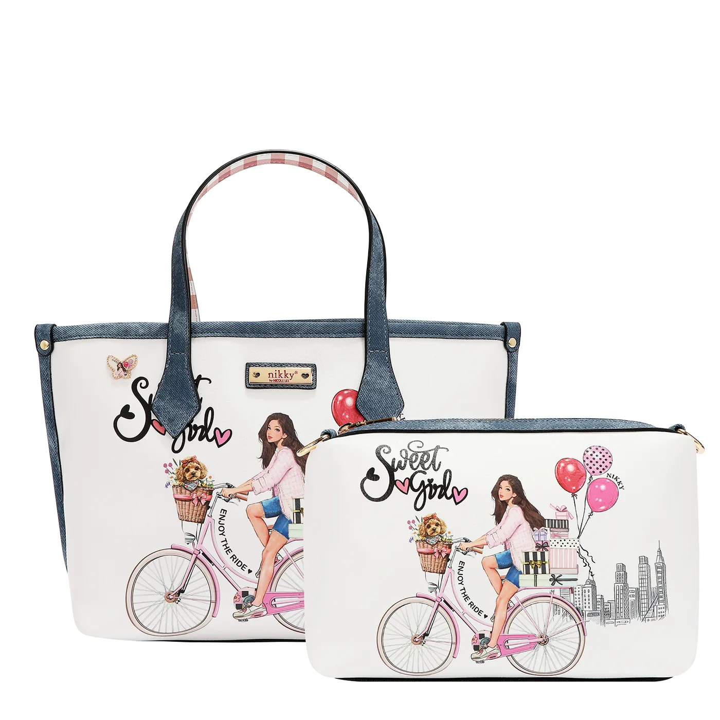 NK13131 SET2 PZAS BOLSOS SWEET GIRL