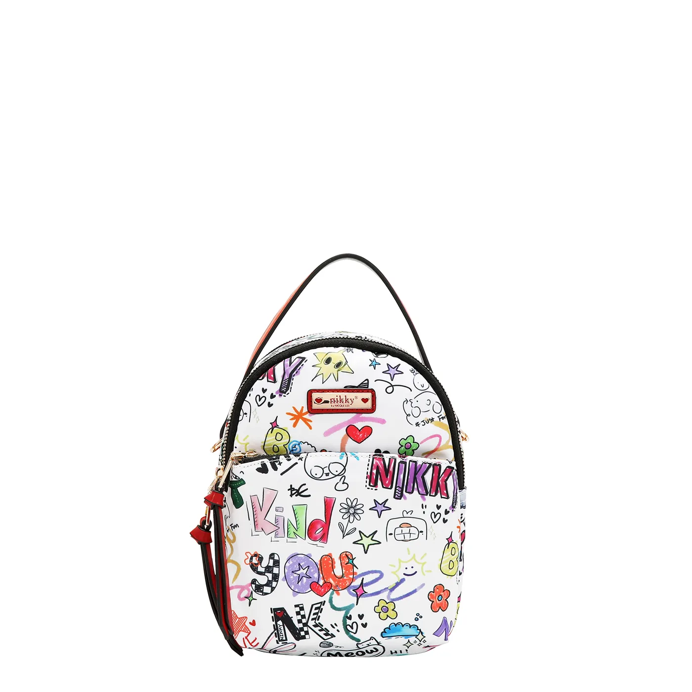 NK13139 JUST FOR FUN-WHITE BANDOLERA COMPACTA
