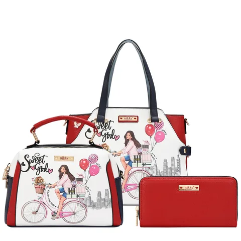 NK13162 SET3 PZAS BOLSOS SWEET GIRL