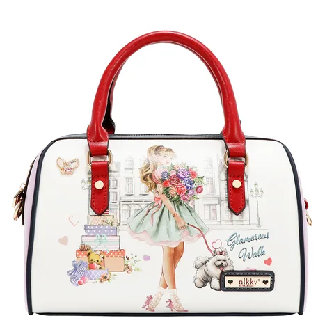 NK13215 GLAMOROUS WALK-WHITE BOLSO DE MANO