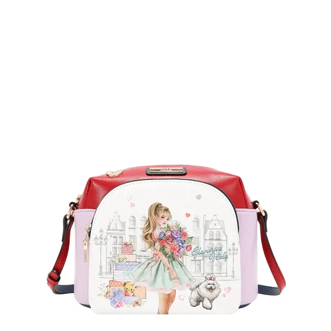 NK13217 GLAMOROUS WALK-WHITE CROSSBODY