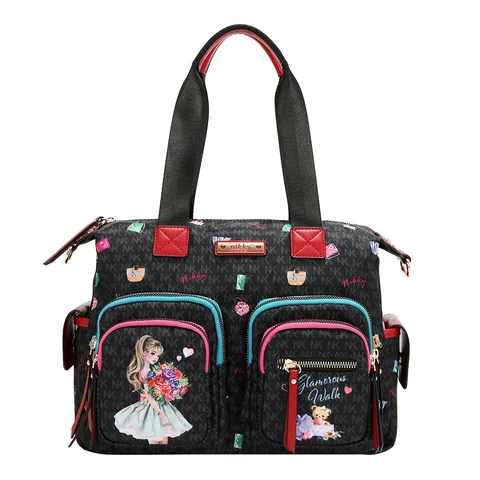 NK13229 GLAMOROUS WALK-BLACK BOLSO HOBO