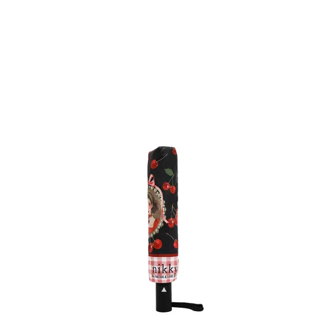 NK20302 CHERRY LIPS BLACK SOMBRILLA