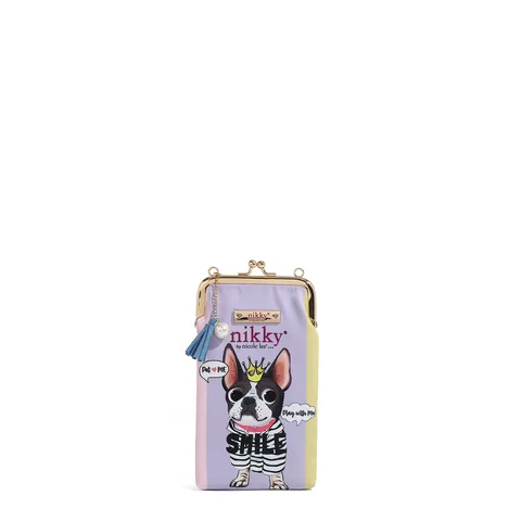 BOLSO DE MANO CON HEBILLA Y CIERRE DE BESO NK20340 TRIO