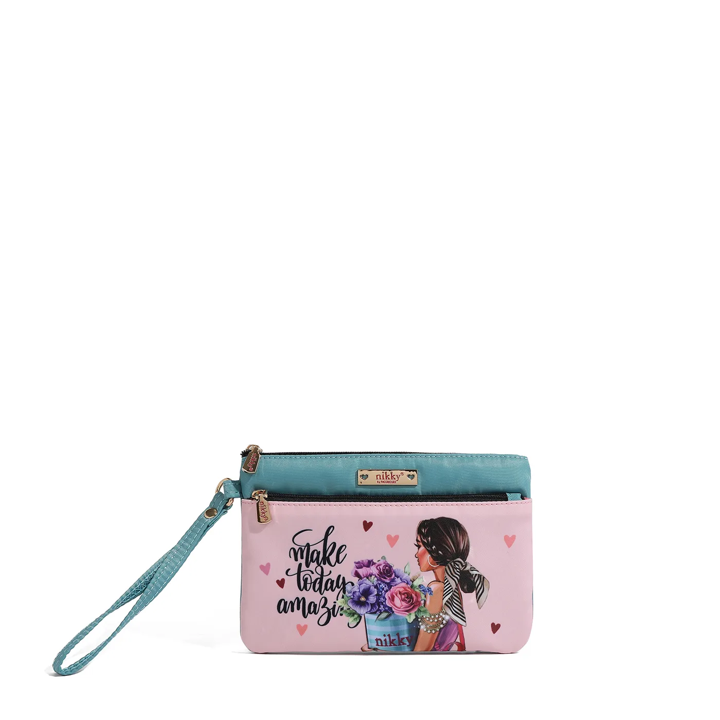 ESTUCHE DE DOBLE CIERRE NK21009 FLOWER DAY