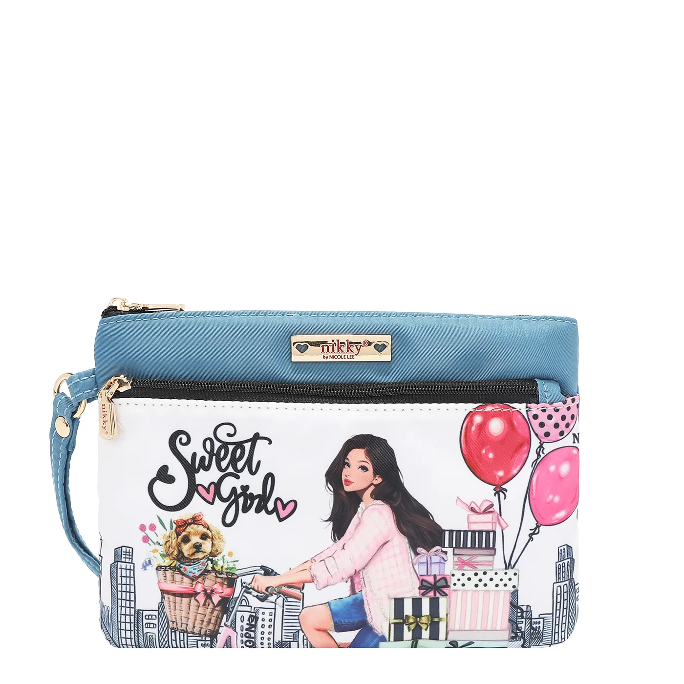 NK21009 ESTUCHE DE DOBLE CIERRE SWEET GIRL