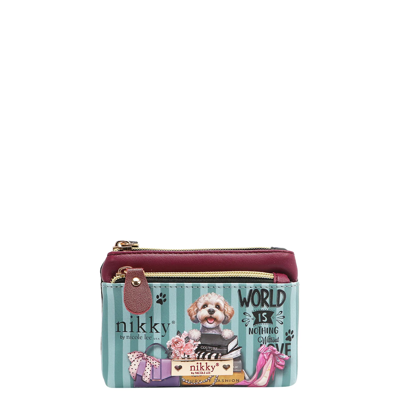 MONEDERO DOBLE CIERRE NK22526  MEANT TO LOVE YOU