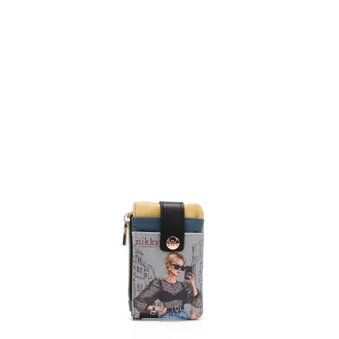 TARJETERO MONEDERO MINIMALISTA NK22527 URBAN COFFE DREAM