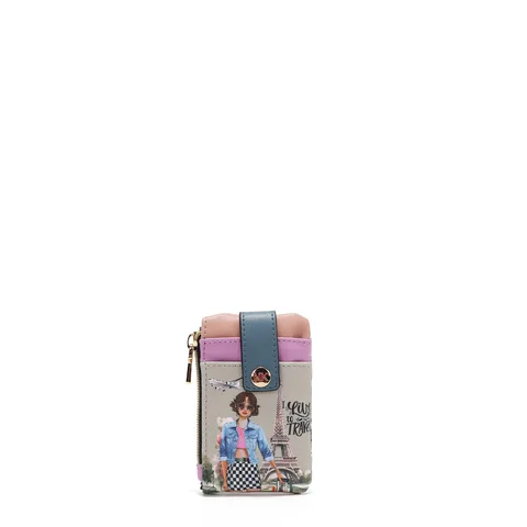 TARJETERO MONEDERO MINIMALISTA NK22527 I LIVE