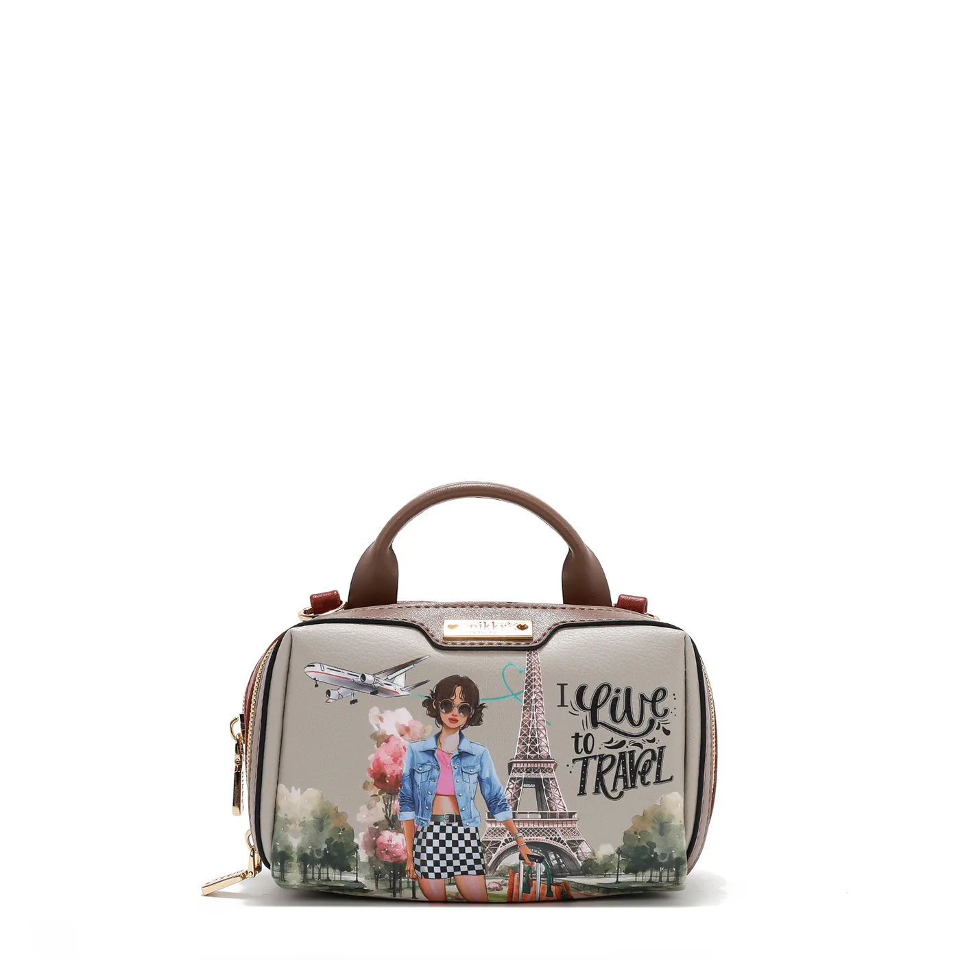 NK22535 COSMETIQUERA DE VIAJE I LIVE TO TRAVEL