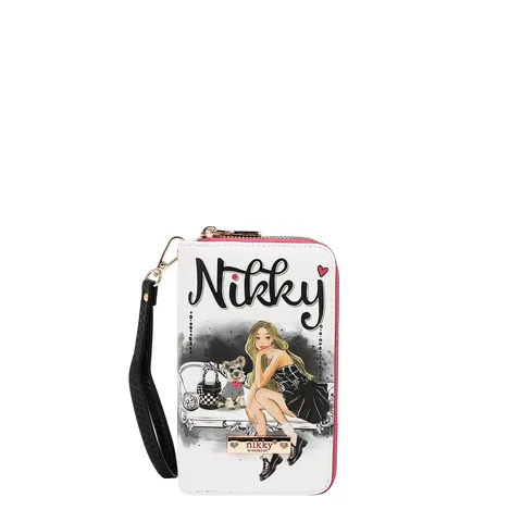 NK24003 BILLETERA DOBLE CIERRE MEDIANA ANGEL FROM ABOVE