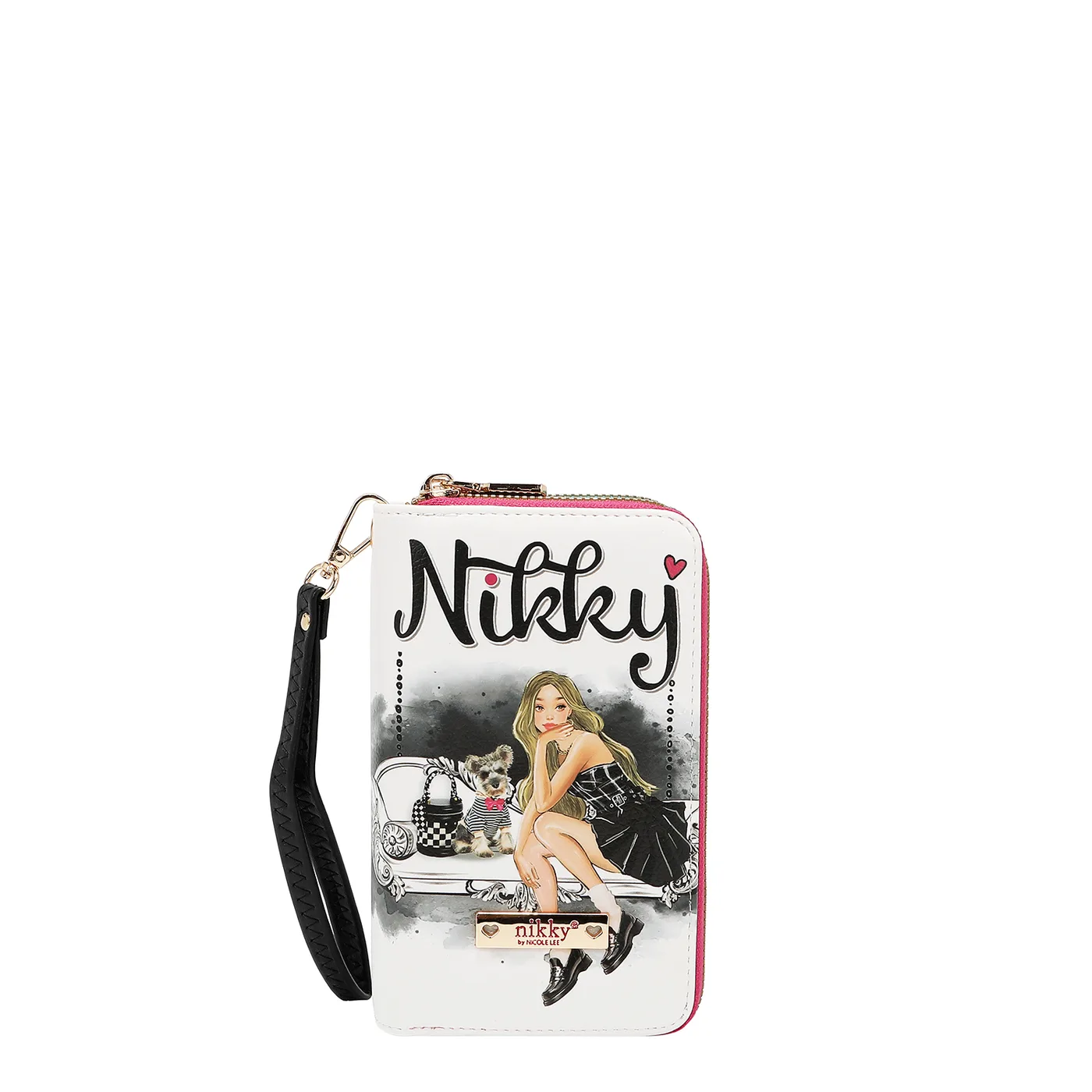 NK24003 BILLETERA DOBLE CIERRE MEDIANA ANGEL FROM ABOVE