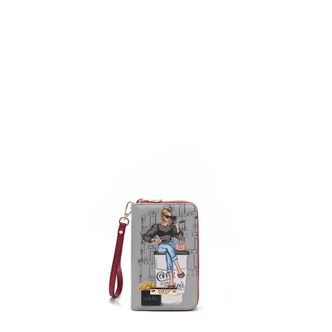 BILLETERA DOBLE CIERRE NK24003 URBAN COFFEE DREAM