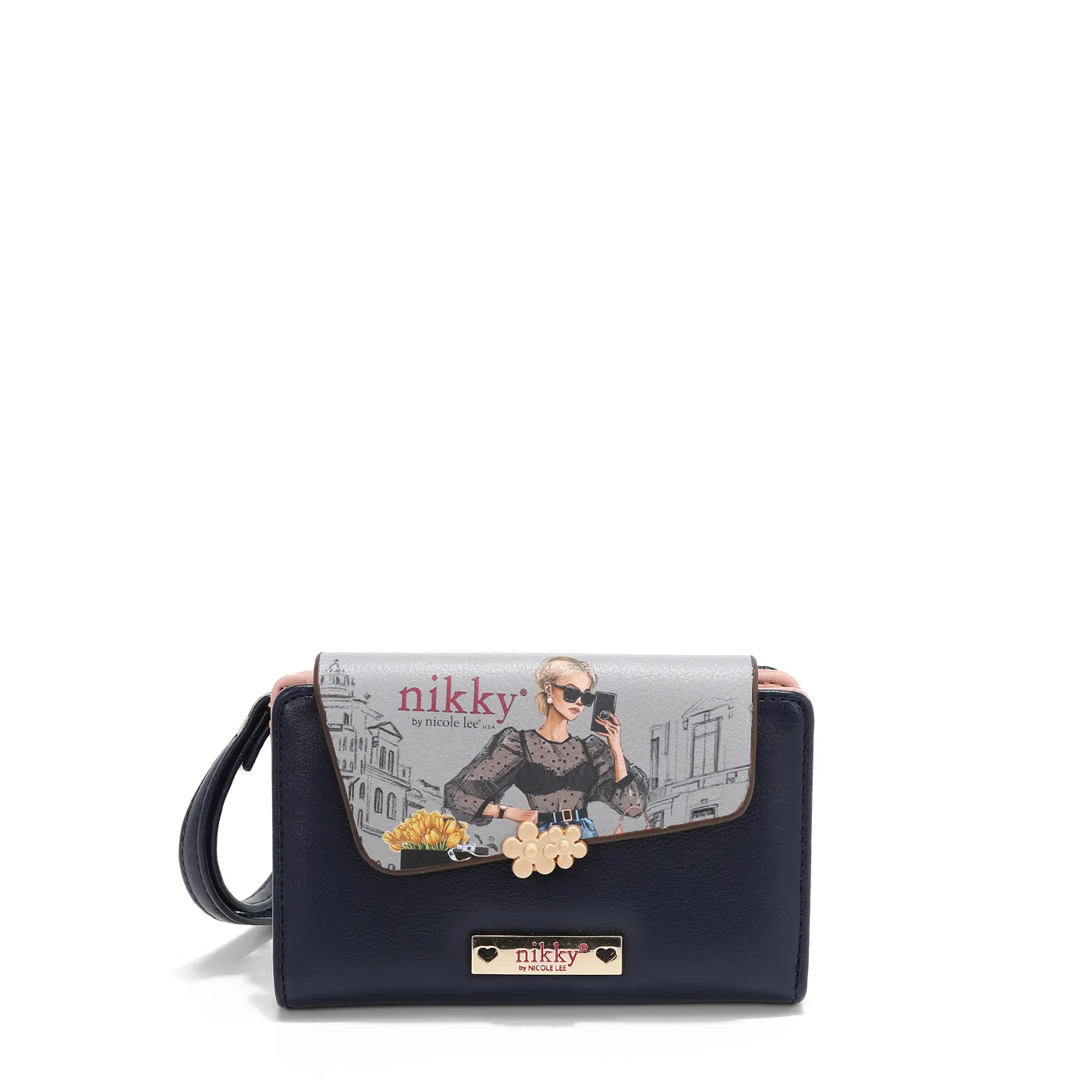 CARTERA BIFOLIAR PEQUEÑA NK24005 URBAN COFFEE DREAM