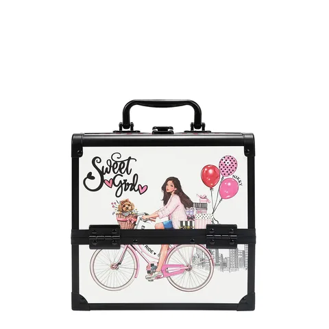 NK25004  CAJA ORGANIZADORA DE COSMETICOS CUADRADA SWEET GIRL