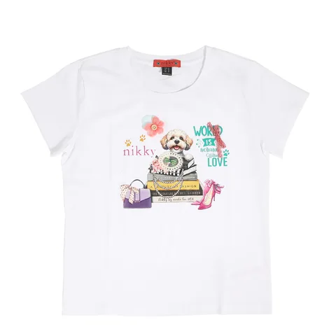 BLUSA NK25006 MEANT TO LOVE YOU- WHITE TALLA 2XL