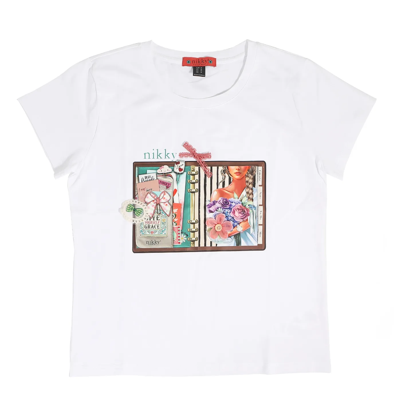 BLUSA NK25006 NOSTALGIA WHITE TXL