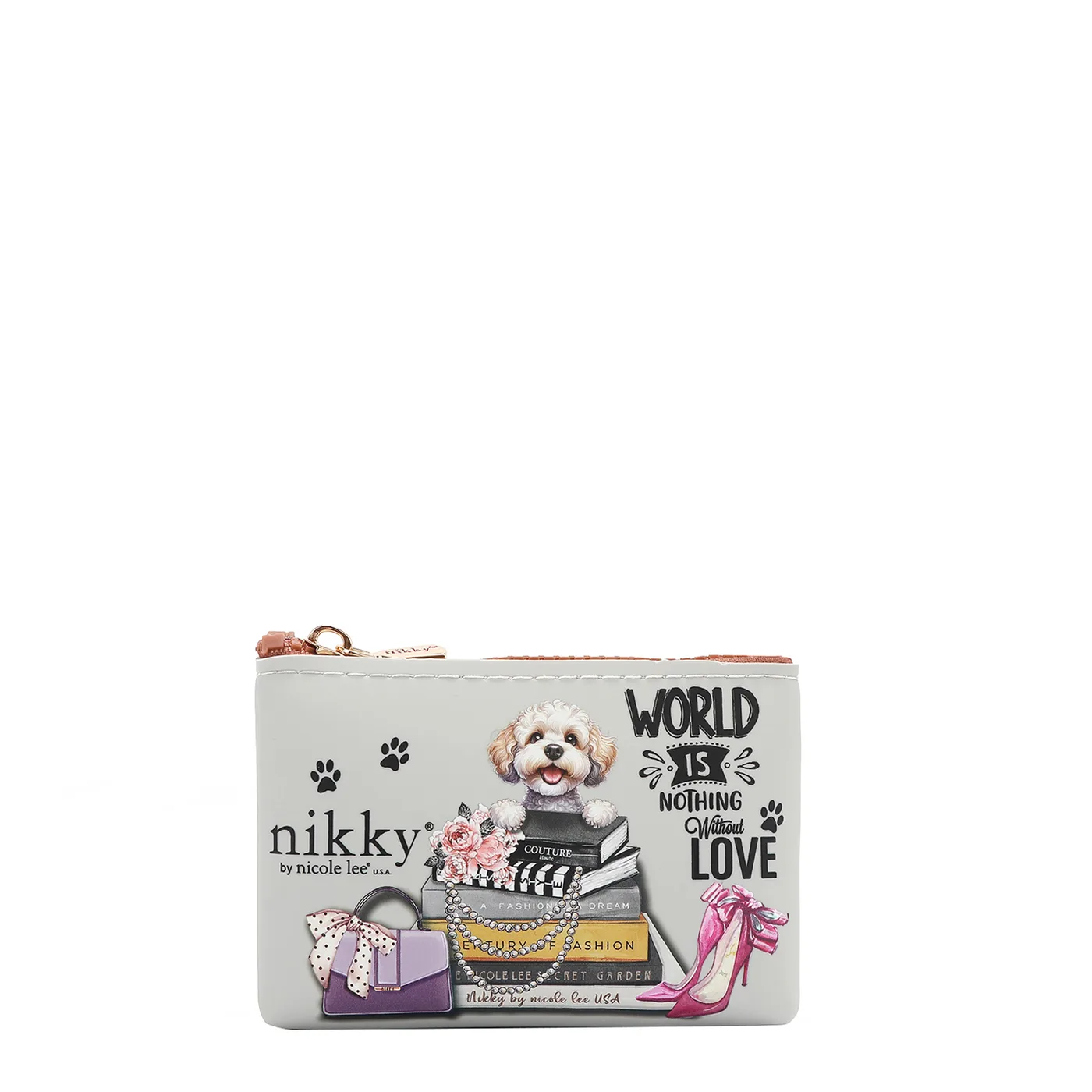 MONEDERO DE SILICON NK25012 MEANT TO LOVE YOU- SALMON