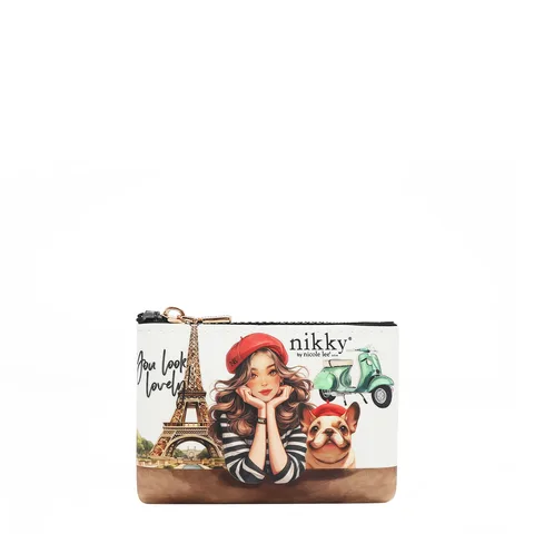 MONEDERO SILICONA NK25012 EIFFEL DREAMS- WHITE