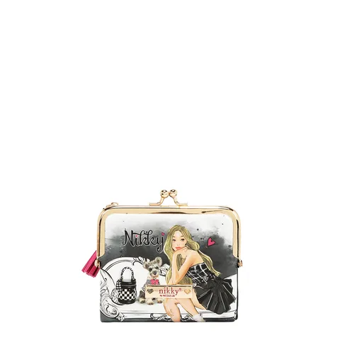 NK25033 BILLETERA PLEGABLE Y COMPACTA ANGEL FROM ABOVE