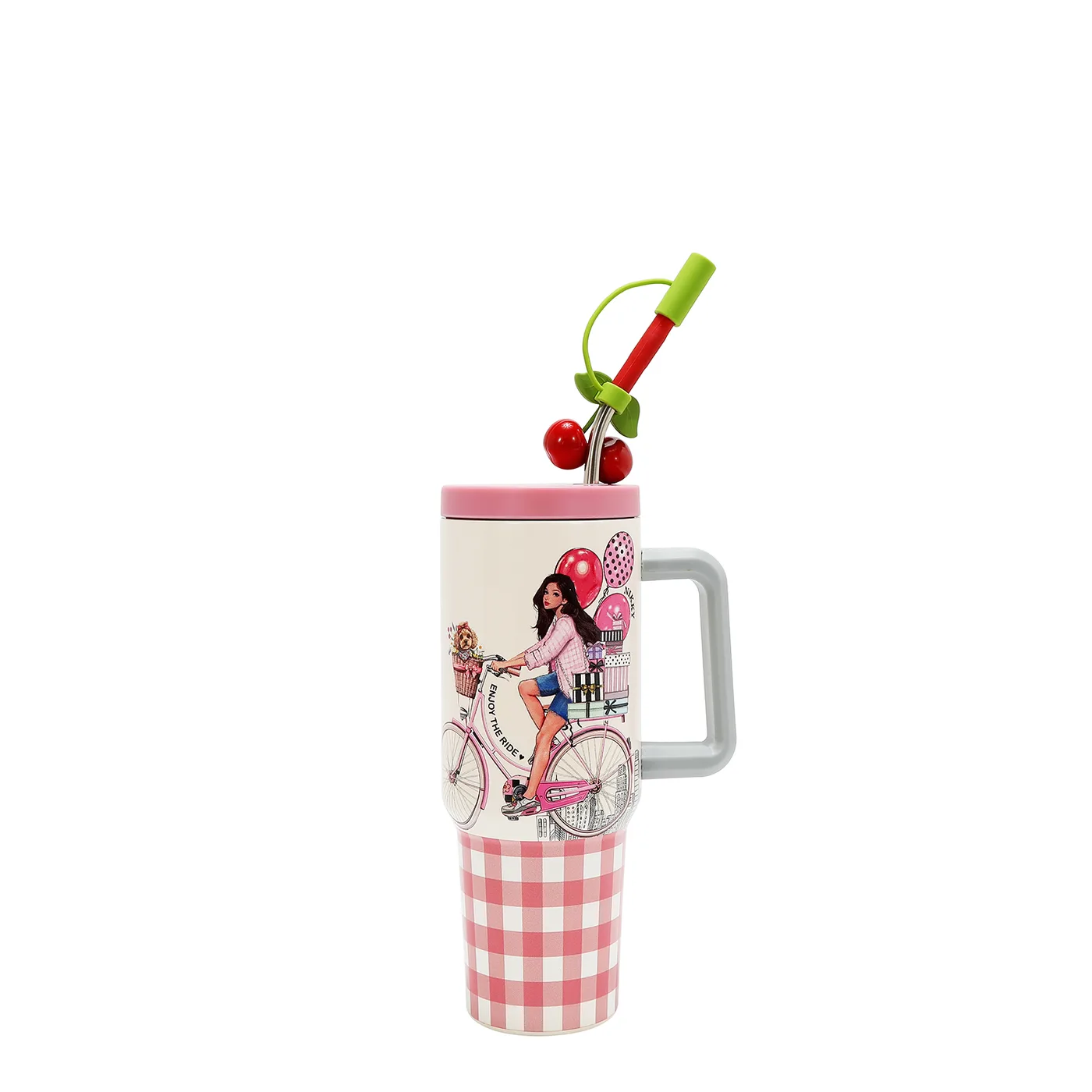 NK25045 TAZA TÉRMICA CON AGARRADERA SWEET GIRL