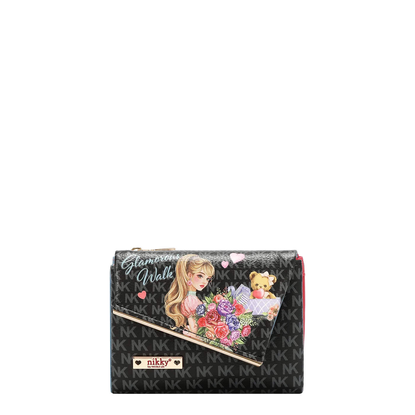 NK25055 GALMOROUS WALK-BLACK  BILLETERA  PLEGABLE Y COMPACTA